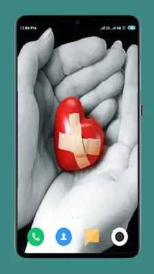 Broken Heart Wallpaper android App screenshot 1